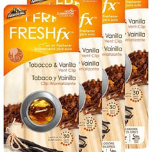 Armor All FRESHfx Car Air Freshener Vent Clip, 4-Pack (Tobacco & Vanilla)