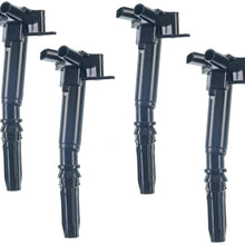 Left Side Set of 4 Ignition Coil for Ford F-150 2010-2014 F-250 Super Duty F-350 Super Duty 2011-2017