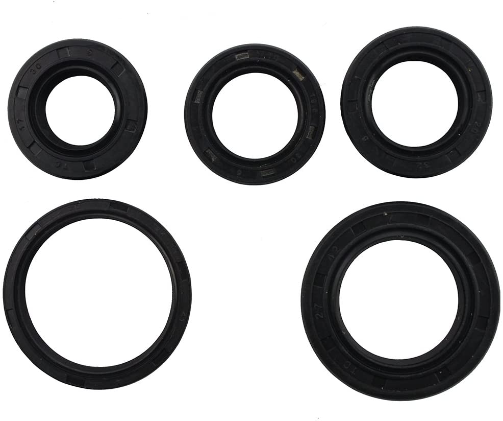 GOOFIT Complete Engine Oil Seal Kit for GY6 49cc 50cc 139qmb Scooter Moped ATV