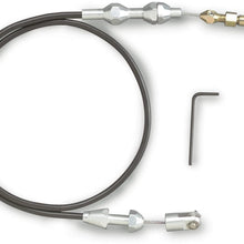 Lokar TCP-1000LS1U Black Housing Throttle Cable Kit with Polished Fitting for GM LS1
