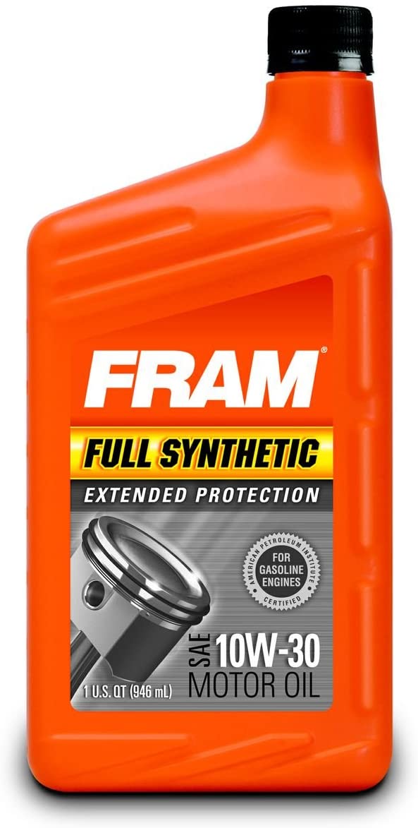 FRAM 1057024 Full Synthetic 10W-30 Motor Oil - 1 Quart