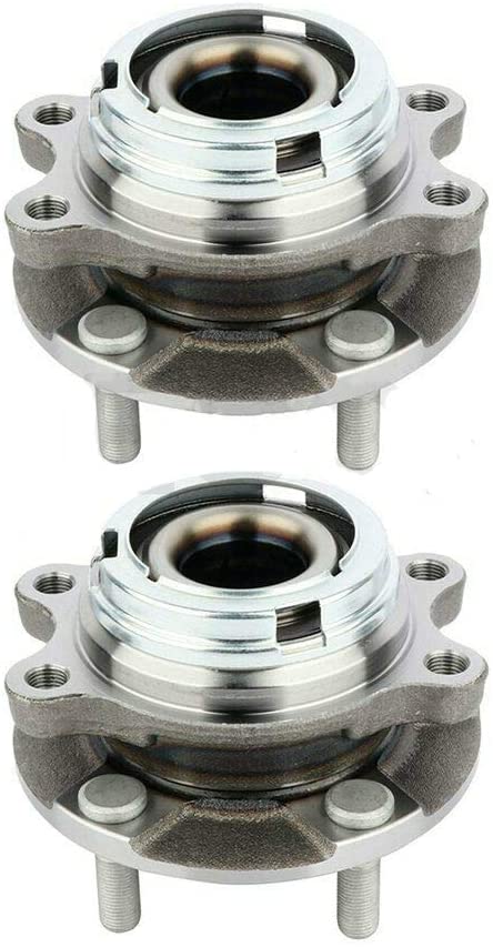 SHENGYAOAUTO Pair Front LH or RH Side Wheel Hub Bearing 5 Lugs For Nissan Murano Quest W/ABS