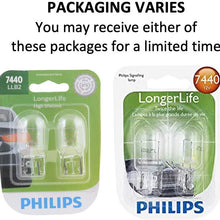 Philips 7440LLB2 7440 LongerLife Miniature Bulb, 2 Pack