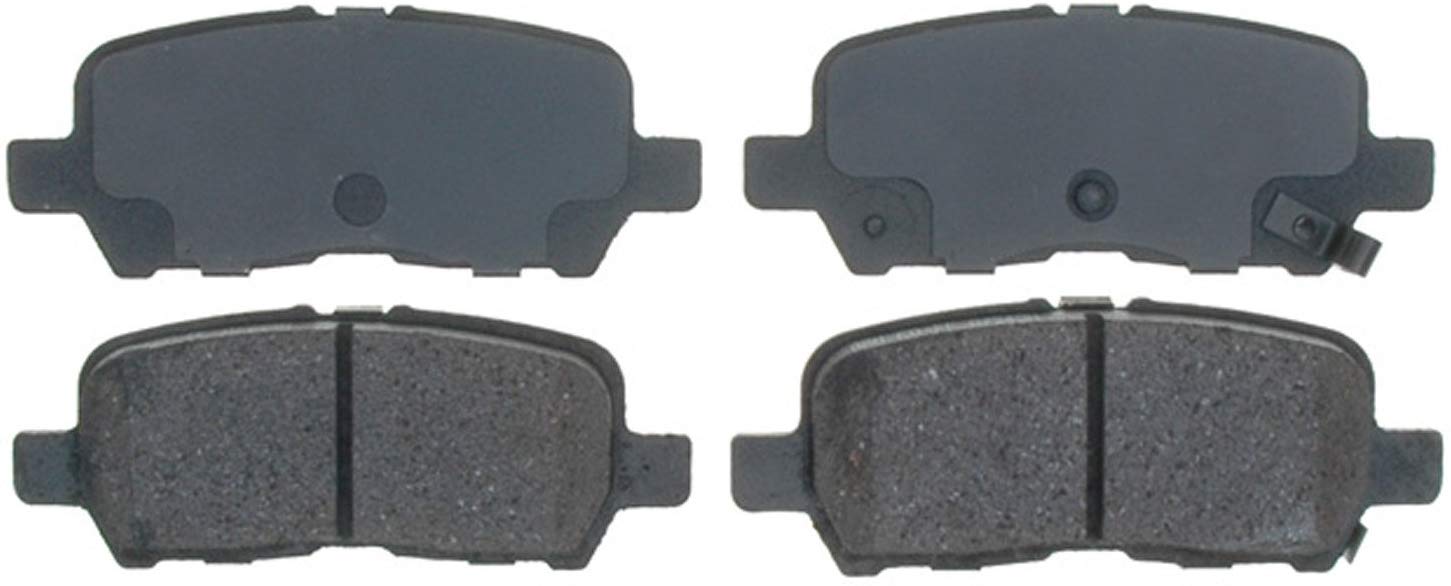 ACDelco 14D999CH Advantage Ceramic Rear Disc Brake Pad Set with Hardware
