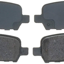 ACDelco 14D999CH Advantage Ceramic Rear Disc Brake Pad Set with Hardware