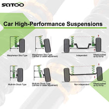 Coilover Struts Suspensions Shock Struts Kits Assembly SCITOO Full Set Shocks Struts Kits Fit for 2008 2009 2010 2011 2012 Honda Accord