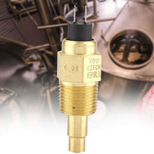 Engine Water Temp Sensor 1/2NPT Water VDO Temperature Sensor for Oil Water Gauge Engine Accessory