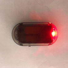 Be-one Solar Car Dummy Alarm LED Light, Simulated Imitation Security System Anti-Theft Flashing Blinking Lamp(Red + Blue)