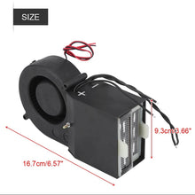 Portable Car Heater, Fast Heating Defrost Defogger 12V 150W Adjustable Windscreen Heater Cooling Fan 2 Wide Outlet