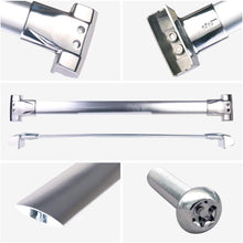 TUNTROL Stainless Steel Roof Rack Crossbars Compatible with Jeep Grand Cherokee 2011-2021 Roof Rail Luggage Holder Rooftop Cargo Carrier Silver (Silver)