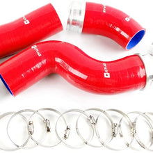 Silicone Turbo Intercooler Boost Hose Kit Clamps For VW GOLF GTI MK5 MKV FSI 2.0T Turbo RED 4pcs