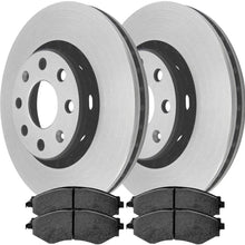 Auto Shack RSCD65101-65101-797-2-4 Front Brake Rotors and Ceramic Pads