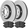 Auto Shack RSCD65101-65101-797-2-4 Front Brake Rotors and Ceramic Pads