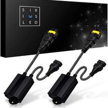 SIRIUSLED H11 H9 H8 LED Canbus Decoder cancel error message fix led bulb on and off flickering problem adapter pack of 2