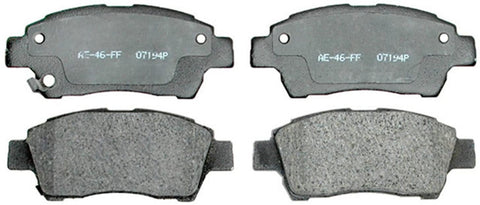 ACDelco 17D831 Professional Organic Front Disc Brake Pad Set