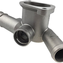 Aluminium Alloy Thermostat Housing Coolant Hose Flange Radiator for VW Golf Jetta 2.0 L4 99-06 06A121133D