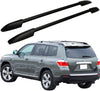 Roof Rack Compatible With 2008-2013 Toyota Highlander, Factory Style Black