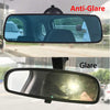 Anti-glare Rear View Mirror, Universal Car Truck Interior RearView Mirror ANTI GLARE Suction Cup Blue Mirror