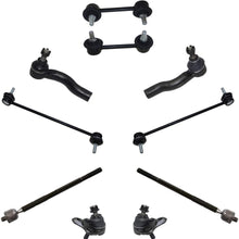 Detroit Axle - Front Inner Outer Tie Rods + Lower Ball Joints + Front Rear Sway Bar Links Replacement for 01-05 Toyota RAV4-10pc Set