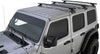Rhino Rack 2018-2021 Compatible with Jeep Wrangler JL 4dr SUV Hard Top Vortex RCL Black 3 Bar Backbone Roof Rack JB0896