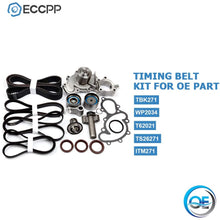 ECCPP New Timing Belt Water Pump Kit Fits for 1995-2004 Toyota Tacoma Tundra 4Runner T100 3.4L V6 DOHC 24 Valve 5VZFE Engine