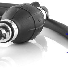 5/16" 8mm Fuel Line Hose Outboard Primer Bulb with Connector Adaptor for Motor Vehicle Marine Boat