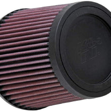 K&N Universal Clamp-On Air Filter: High Performance, Premium, Washable, Replacement Filter: Flange Diameter: 2.5 In, Filter Height: 5.5 In, Flange Length: 2 In, Shape: Round Tapered, RU-4950