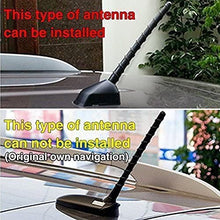 FOLCONROAD Car Auto Shark Fin Antenna Roof Aerial Base Radio Signal [Silver][US Warehouse]