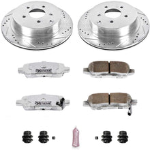Power Stop K2427-26 Rear Z26 Street Warrior Brake Kit Infiniti Nissan