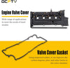 OCPTY Valve Cover Gasket Set Replacement fit for 06-11 Hyundai Accent 1.6L DOHC L4 16V 06-11 Kia Rio 1.6L DOHC L4 16V 22441-26801 264-990 Valve Covers