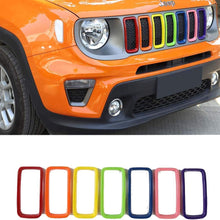 Jeep Renegade Grille Inserts Cover, Car Bumper Cover Grille for Jeep Renegade 2019