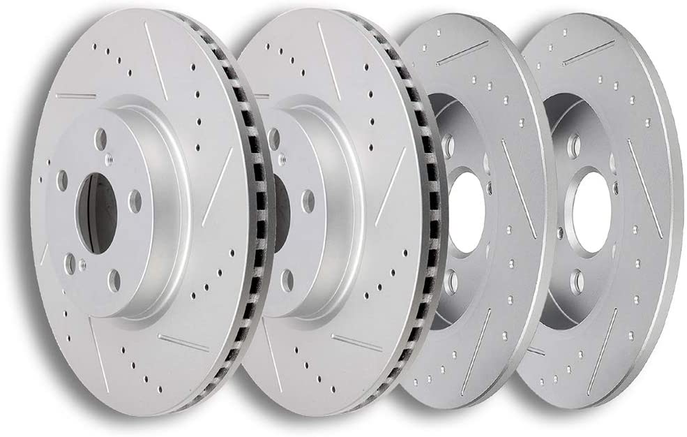 FINDAUTO Brake Rotor Kits Professional Disc 4pcs fit for 2009-2010 for P-ontiac Vibe,2009-2019 for T-oyota Corolla,2009-2013 for T-oyota Matrix