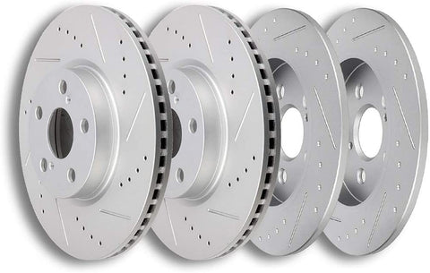 FINDAUTO Brake Rotor Kits Professional Disc 4pcs fit for 2009-2010 for P-ontiac Vibe,2009-2019 for T-oyota Corolla,2009-2013 for T-oyota Matrix
