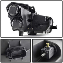 VIPMOTOZ Smoke Lens OE-Style Projector Headlight Headlamp Assembly For 2003-2007 Cadillac CTS Halogen Model, Driver & Passenger Side