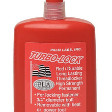 Turbo-Lock 12-250 (Loctite 262 Equivalent) Red Threadlocker - Permanent High Strength - 250mL Bottles - Case of 2