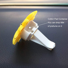 Zadin 2xPACK Sunflower Car Accesories Cute Car Air Freshener Sunflower Air Vent Clips Sunflowers Gift Decorations Girasoles Car Clip Interior Air Vent Decorations (Sunflower)