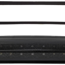 Partsam High Mount 3rd Third Brake Light Replacement for Dodge Ram 2009-2017 1500 2500 3500 Red/White 27 LED Rear Cab Roof Center Mount Tail Cargo Lights Lamps Smoke Lens Black Housing Waterproof