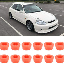 Yctze 12pcs Replacement Bushings Polyurethane Lower Control Arm Rear Camber Rear Camber Bushings Fit for Civic Integra