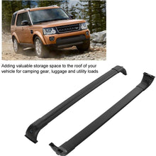 Roof Rack Crossbars, 2Pcs Black 165lb Rack Rail Top Luggage Carrier Kit With Keys for Land Rover Discovery 4 LR4 2010-2016