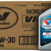 Valvoline VR1 Racing SAE 10W-30 Motor Oil 1 QT, Case of 6