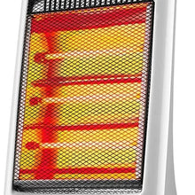 Zyyqt Portable Upright Halogen Electric Heater, Heater Ideal for Small Rooms, Caravans and Garages, Grilling Stove 1200W