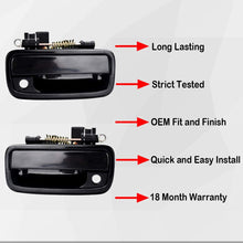 faersi Outside Exterior Door Handle Front Driver & Passenger Side for 1995 1996 1997 1998 1999 2000 2001 2002 2003 2004 Toyota Tacoma 6922035020 6921035020