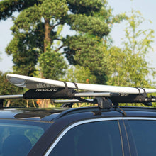 wonitago Soft Roof Rack Pads with Two 15 Ft Tie Down Straps for Surfboard, SUP Paddleboard, Snowboard, 28/34inch (Pair)