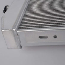 Full Aluminum Cooling Racing Radiator 2 Core Fits Replacement For Chevy Bel Air/Nomad/One0 55-57 Fifty Series/Two Ten Series/Del Ray V8 MT