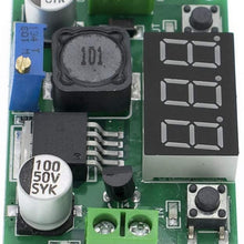 ZEFS--ESD Electronic Module 3A DC-DC Voltage Adjustable Step-Down Power Module + Red LED Voltmeter LM2596S-ADJ 4-40V to 3.3V/5V/9V/12V/24V