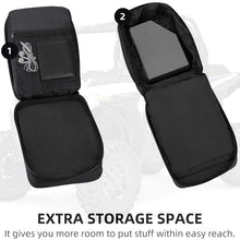kemimoto 【2019 Upgraded】 RZR Armrest Safe, 1680D Armrest Safe Console Storage Bag with Additional Zipper Compatible with 2014-2019 Polaris RZR 900/900 S / 1000/1000 S / 1000 XP/XP 1000 Turbo