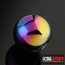 ICBEAMER JDM Style Drift Shape Bar Neo Chrome Ball Shape Manual Stick Shift Drive Vehicle Shift Knob
