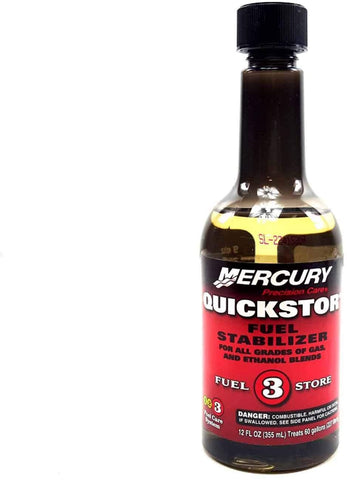 MERCURY Genuine Quickstor Fuel Stabilizer 12Oz - 8M0047932