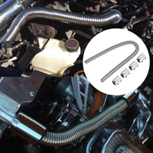 Suuonee Cooling Water Pipe, 48in Car Stainless Steel Engine Hose Kit Cooling Water Pipe Accessory Silver