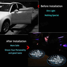2Pcs For Mazda Car Door Logo Projector Lights LED Wireless Car Door Paste Courtesy Welcome Ghost Shadow Lights Lamp Suitable For Mazda All Models